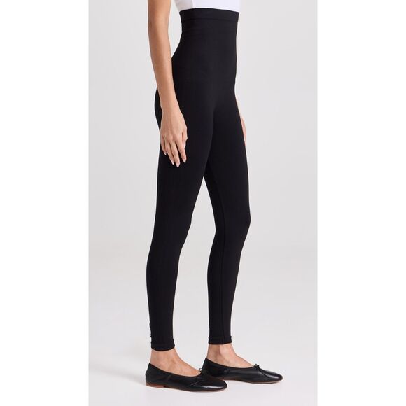 SPANX High Waisted Look at Me Now Seamless Leggings Black Full Length Size Large - Picture 4 of 12